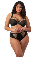 Elomi | Teagan Plunge Bra | Black / Almond