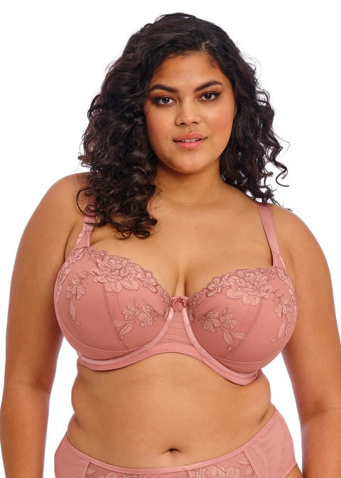 Elomi | Teagan Padded Half Cup Bra | Ash Rose