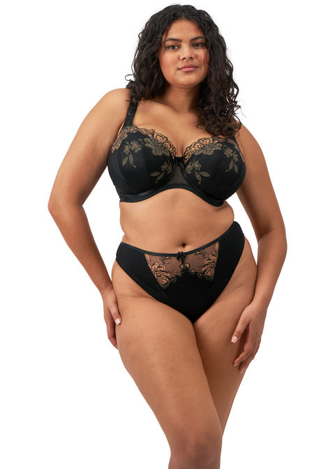 Elomi | Teagan Thong | Black / Almond