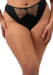 Elomi | Teagan Thong | Black / Almond