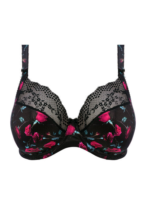Elomi |  Lucie Plunge Bra | Rock 'n' Rose