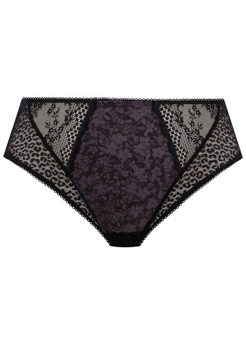 Elomi | Lucie High Leg Brief | Black
