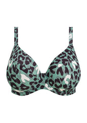 Elomi | Jungle Bay Plunge Bikini Top | Olive