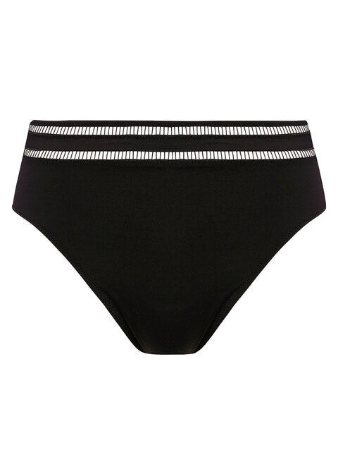 Fantasie | East Hampton High Waist Bikini Brief | Black