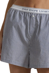 Polo Ralph Lauren | Sleep Poplin Boxer Shorts | Navy Stripe