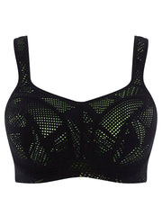 Panache | Wired Sports Bra | Black / Lime