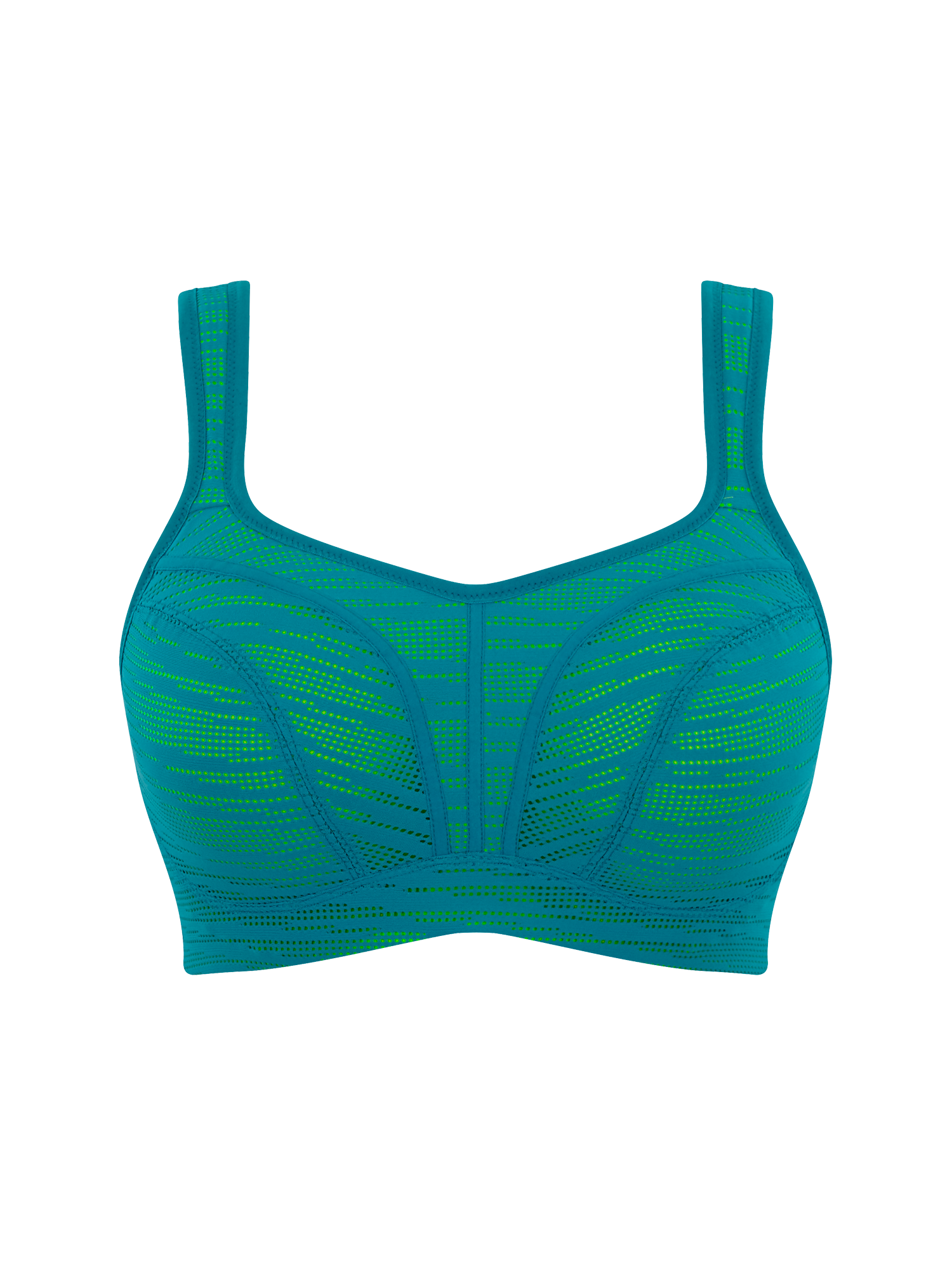 Panache | Wired Sports Bra | Teal / Lime