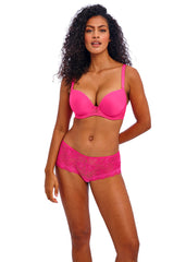 Freya | Fascinate Moulded Plunge Bra | Hot Pink