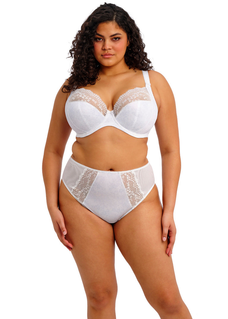 Elomi | Lucie High Leg Brief | White