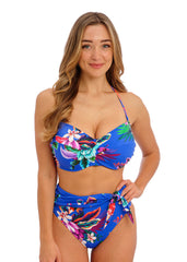 Fantasie | Halkidiki High Waist Bikini Brief | Blue
