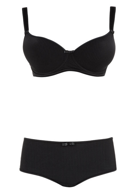 Freya | Idol Moulded T Shirt Bra | Black