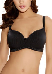 Freya | Idol Moulded T Shirt Bra | Black