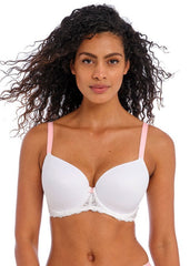 Freya | Offbeat Moulded Demi | White