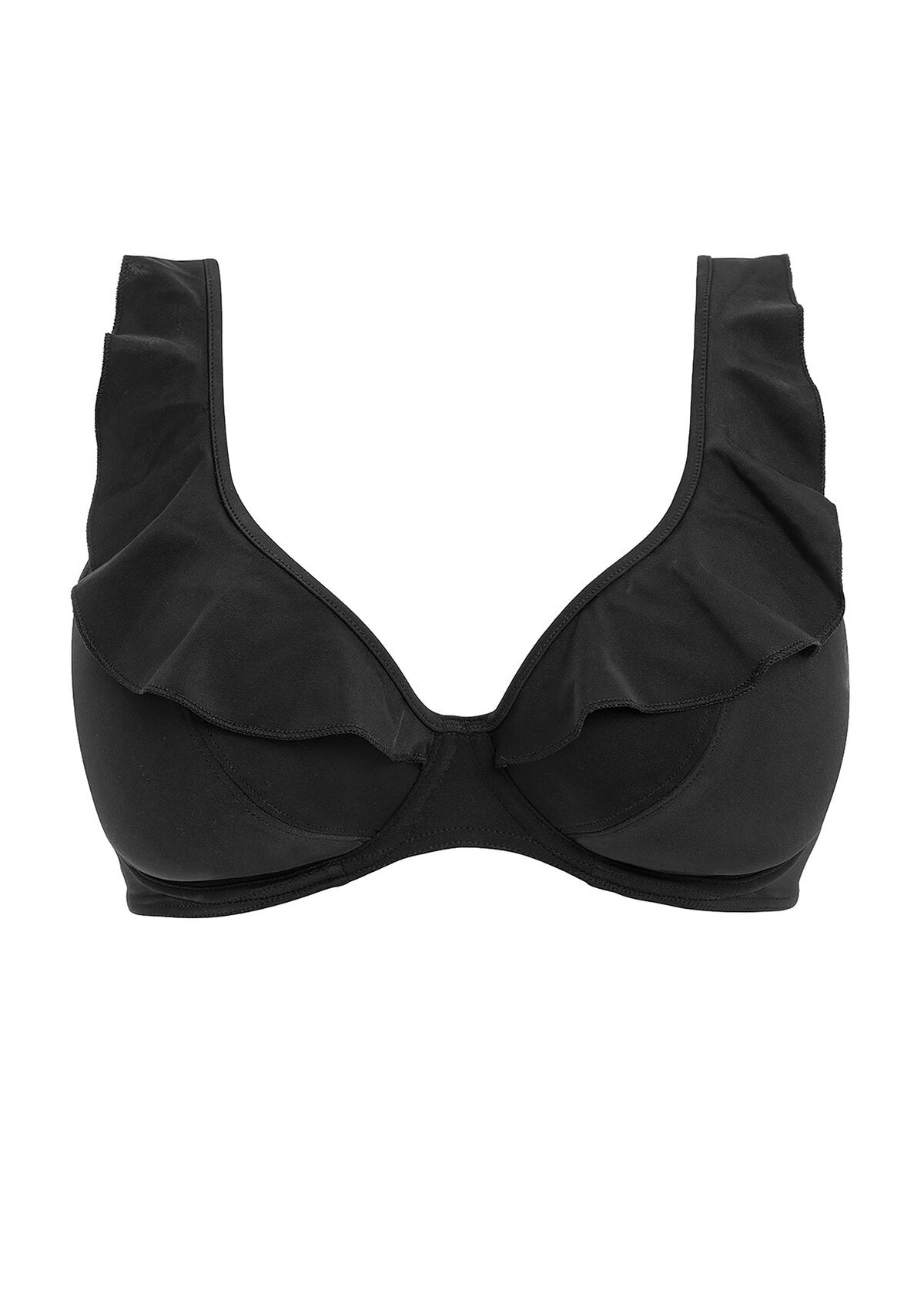 Freya | Jewel Cove High Apex Top | Black