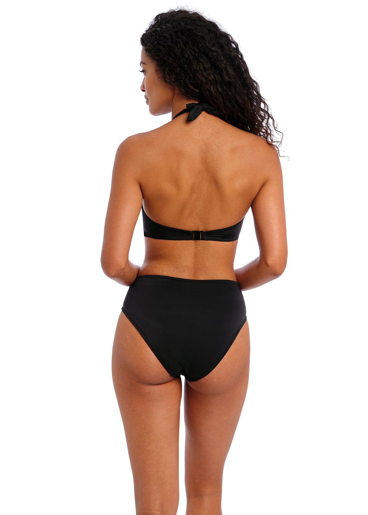 Freya | Jewel Cove Halter Top | Black