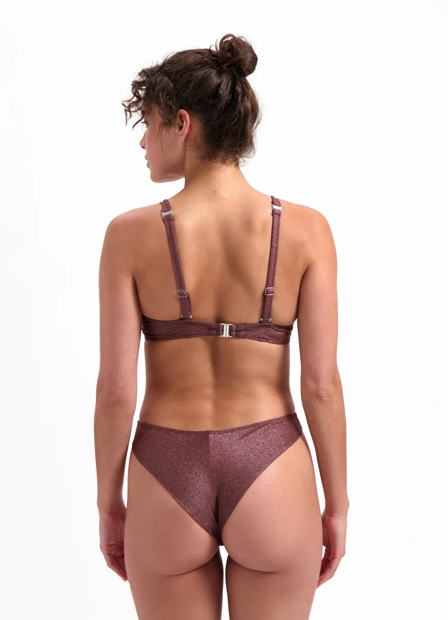 Beachlife | Full Cup Bikini Top | Raisin Glitter