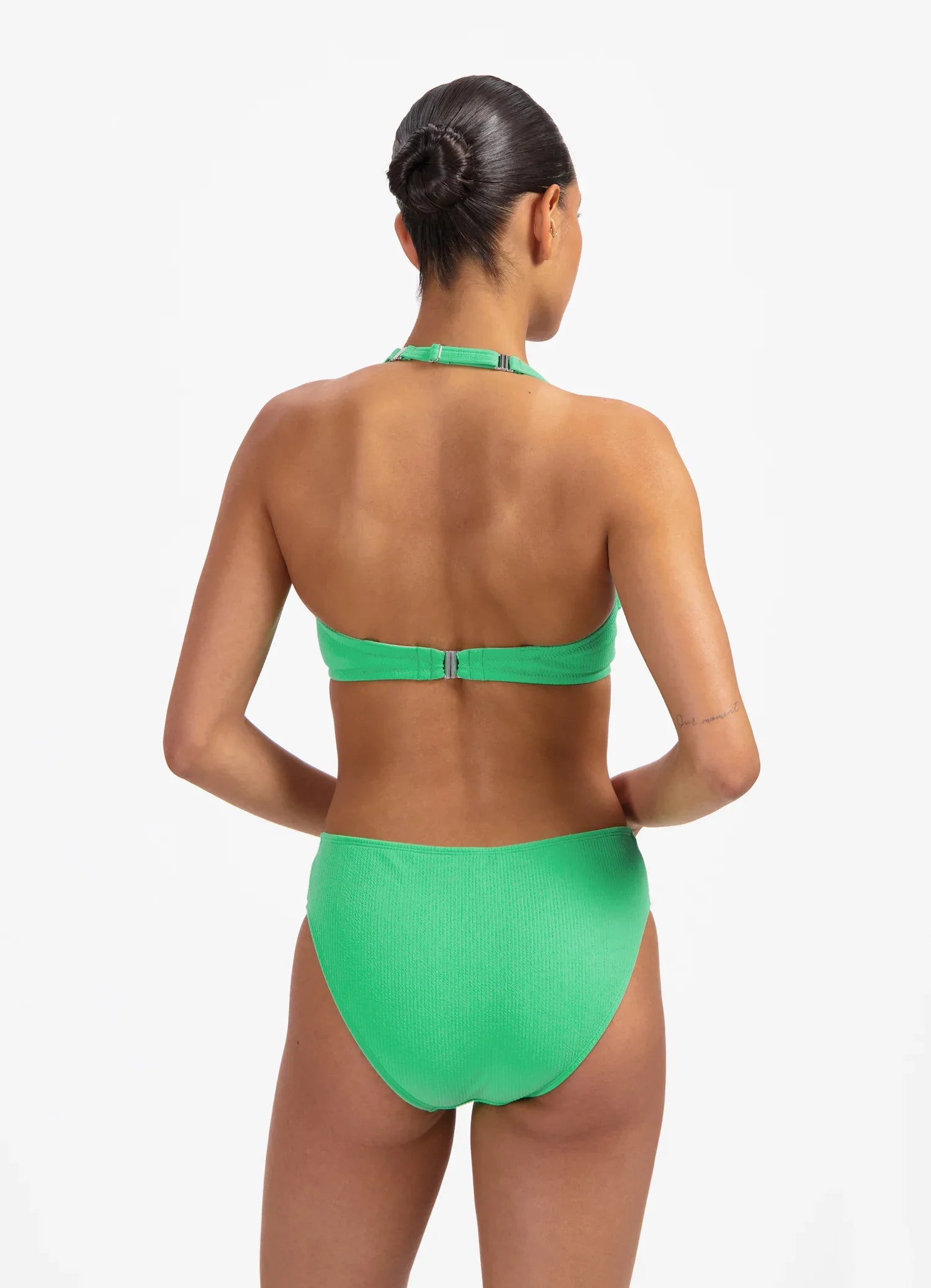 Beachlife | Mid Waist Bikini Bottom | Spring Green