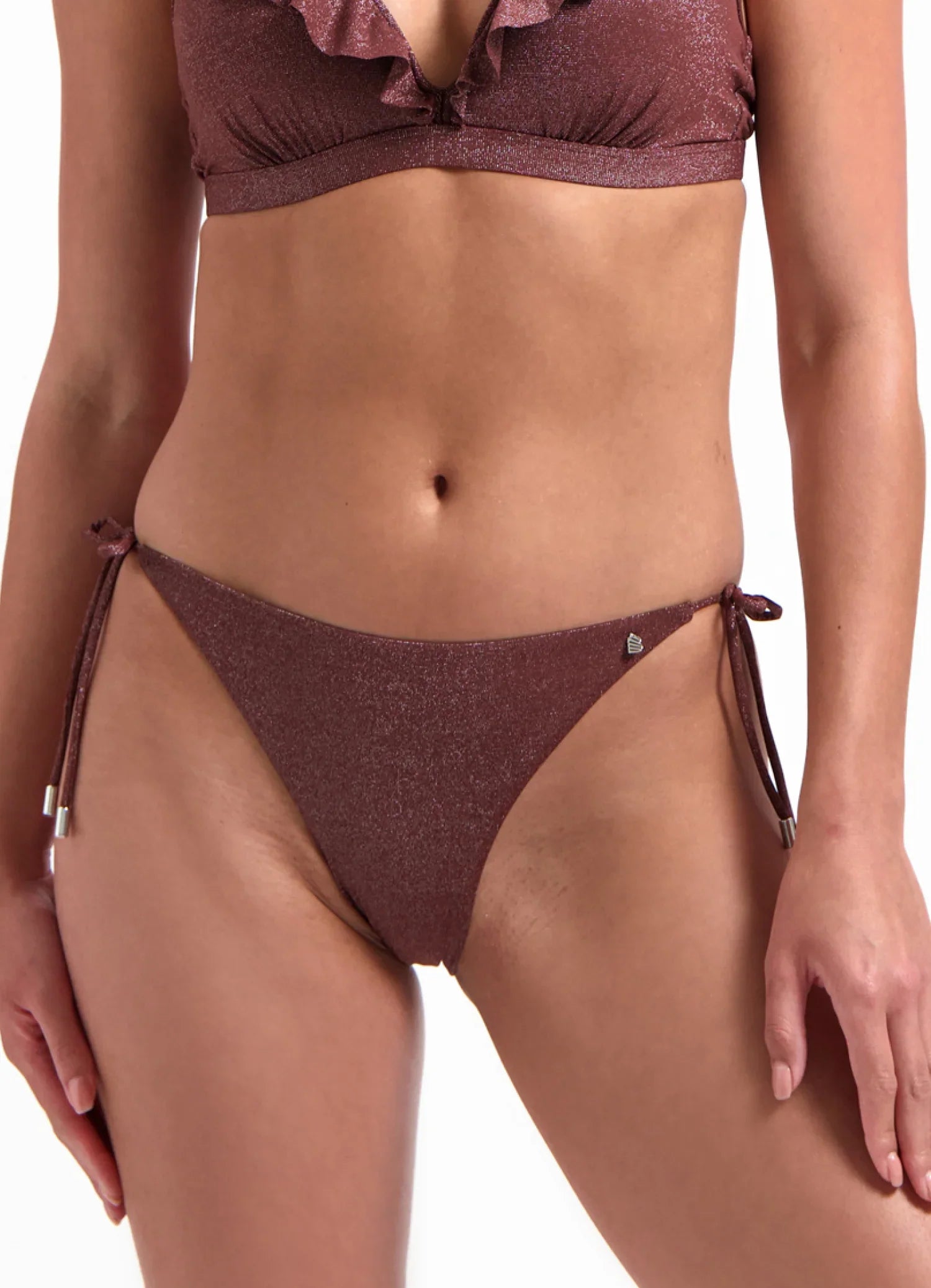 Beachlife | Side Tie Bikini Bottom | Raisin Glitter