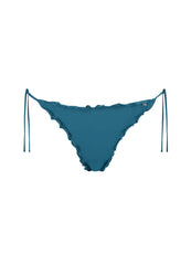 Beachlife | Ruches String Bikini Bottom | Petrol