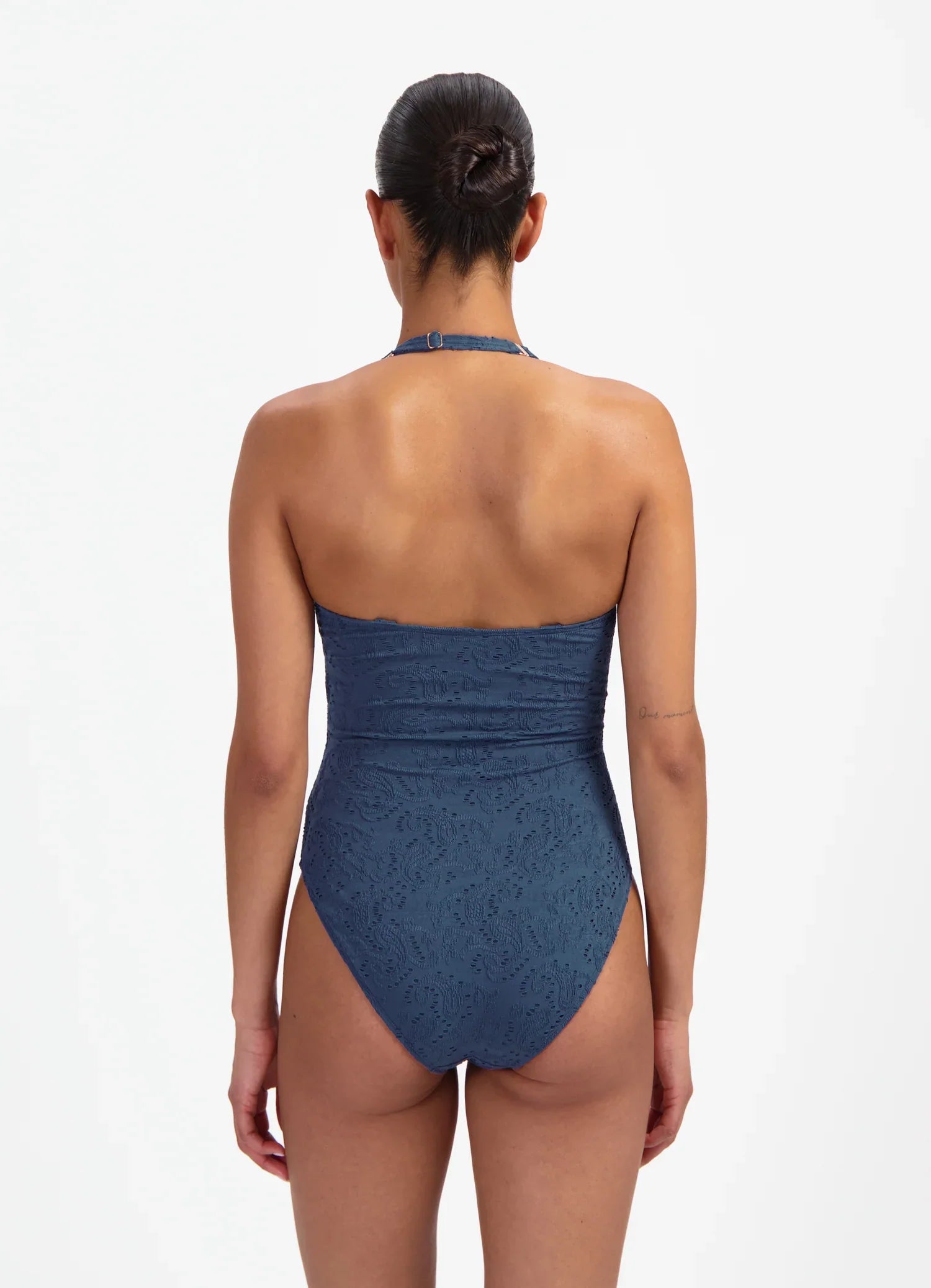 Beachlife | Embroidery Wrap Swimsuit | Nightsky