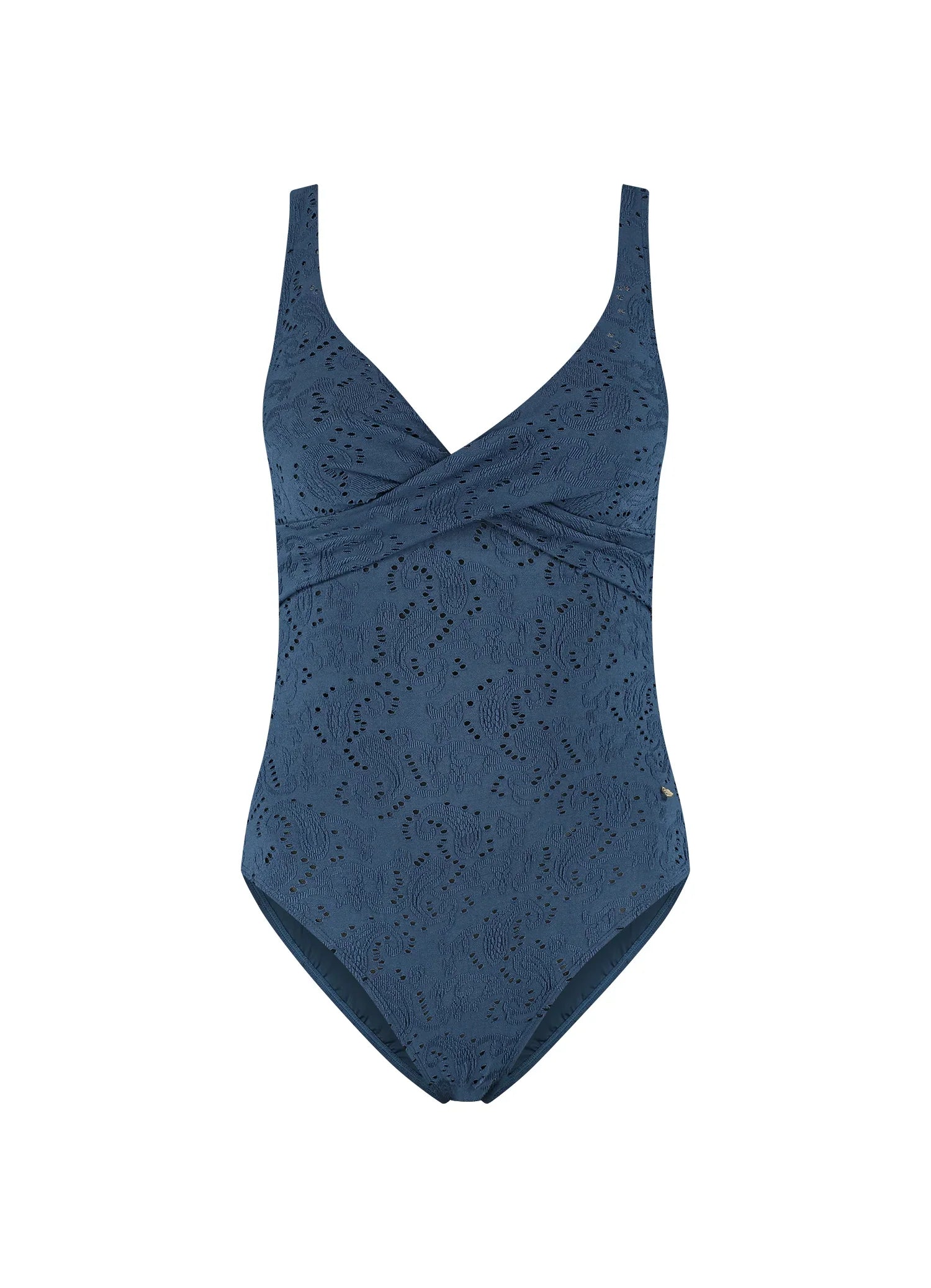 Beachlife | Embroidery Wrap Swimsuit | Nightsky