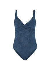 Beachlife | Embroidery Wrap Swimsuit | Nightsky