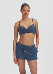 Beachlife | Embroidery Shorts | Nightsky