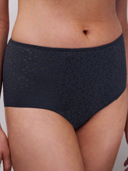 Chantelle | Norah High Waisted Full Brief | Ultramarine