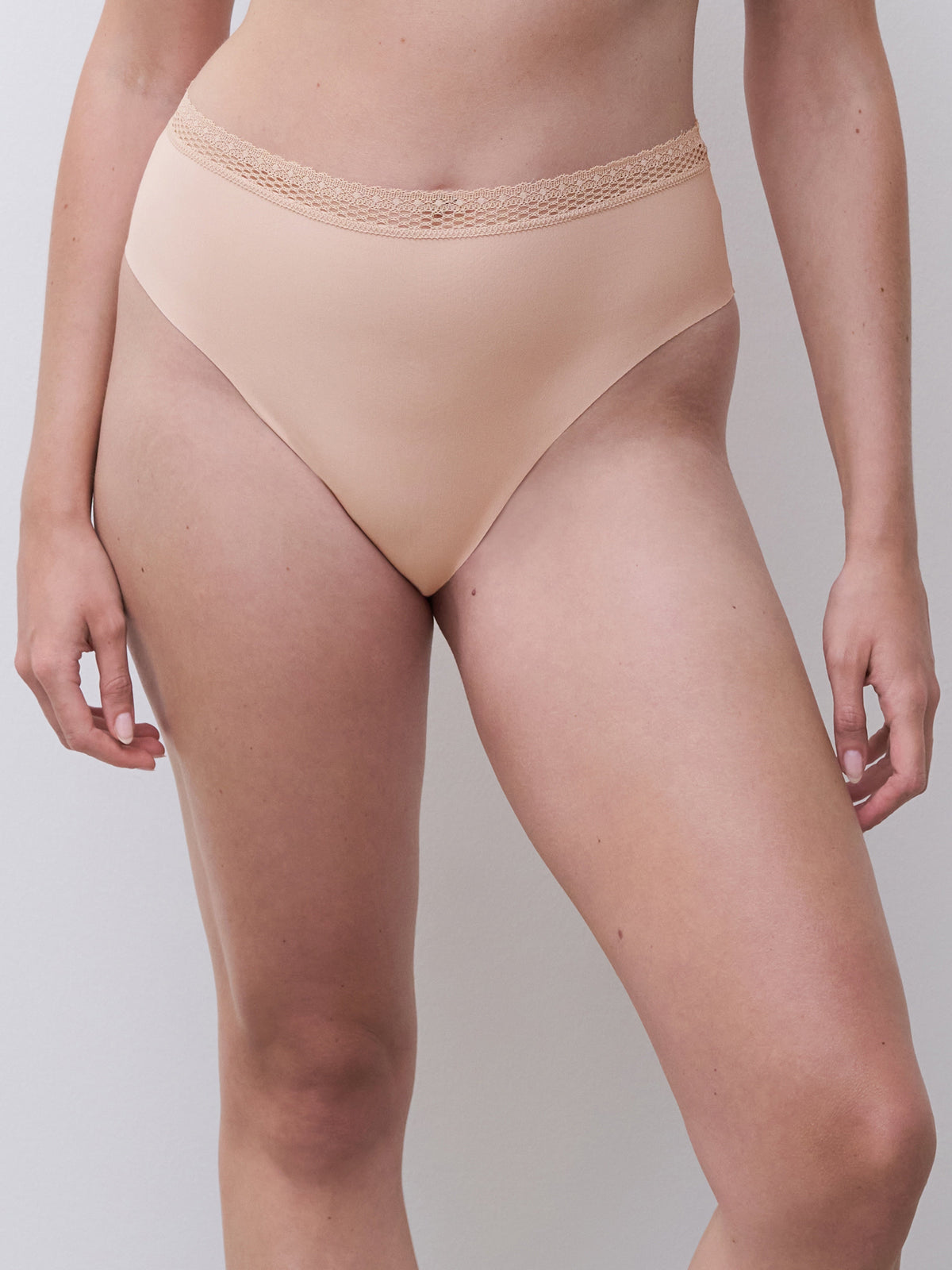 Chantelle | Cozy Chic High Cut Brief | Clay Nude