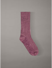 Calvin Klein | Soft Rib Home Sock 1 Pair | Vintage Plum