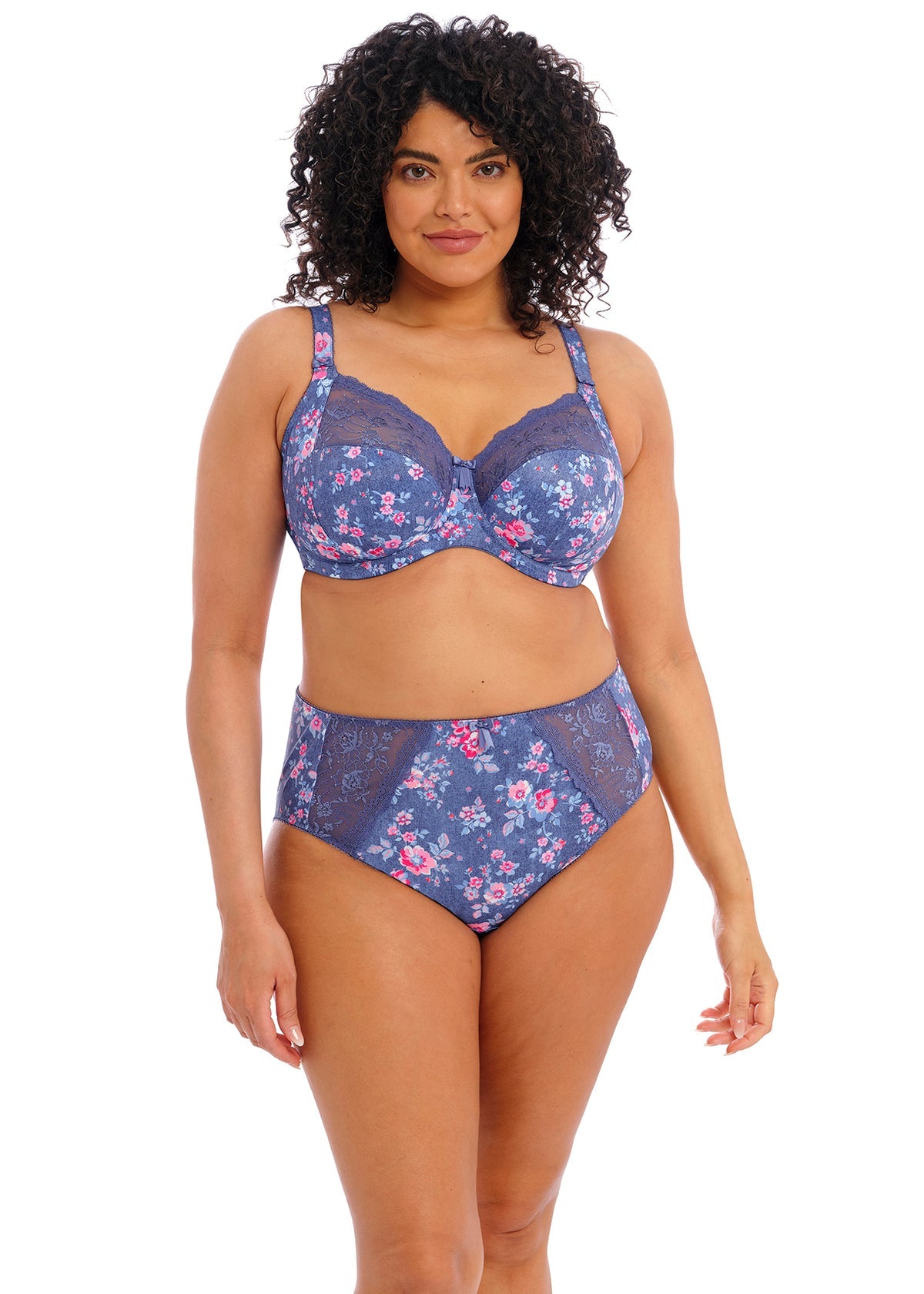 Elomi | Morgan Full Brief | Denim Floral