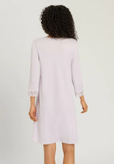 Hanro | Cotton Crop Sleeved Nightdress