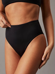 Calvin Klein | CK Essentials High Waisted Bikini Bottoms | Black