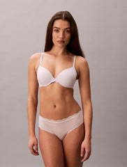 Calvin Klein | Micro Stretch Lace 3 Pack Hipsters | Black/ Tulip/ Frosty Lilac