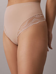 Calvin Klein | Sensual Stretch Lace Shapewear Thong | Cedar
