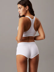 Calvin Klein | Cotton Modal Rib Bralette | White