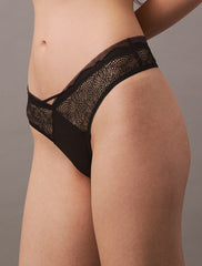 Calvin Klein | CK Black Geo Lace Thong