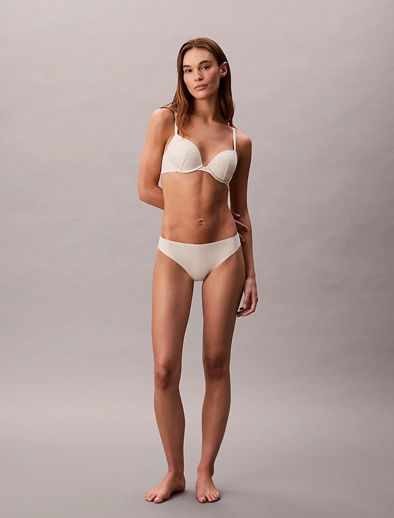 Calvin Klein | Perfectly Fit Lace Bikini Brief | Bone White