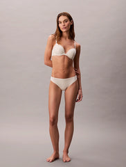 Calvin Klein | Perfectly Fit Lace Bikini Brief | Bone White