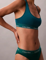 Calvin Klein | Icon Cotton Modal Unlined Bralette | Turf