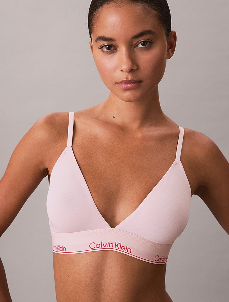 Calvin Klein | Icon Cotton Modal Lightly Lined Triangle Bralette | Potpourri