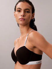 Calvin Klein | Icon Cotton Modal Lightly Lined Demi Bra | Black