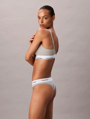 Calvin Klein | Icon Cotton Modal Lightly Lined Triangle Maternity Bralette | Grey Heather