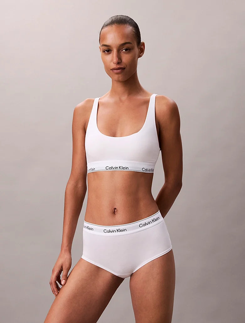 Calvin Klein | Icon Cotton Modal Boy Shorts | White