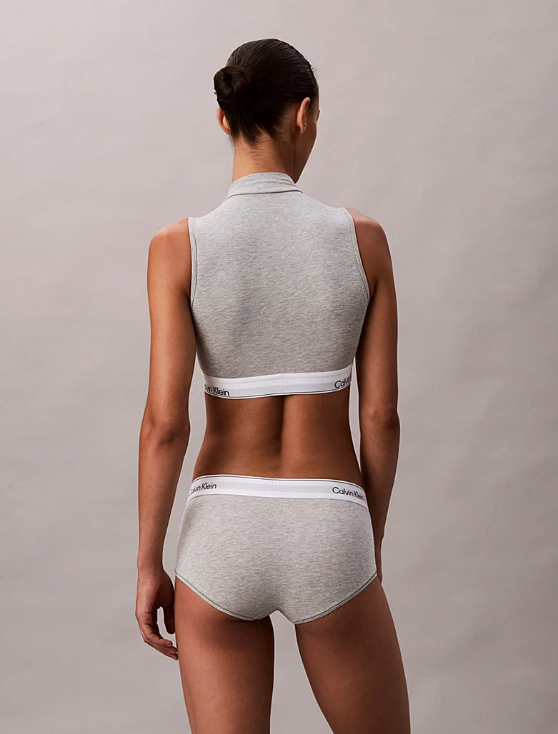 Calvin Klein | Icon Cotton Modal Boy Shorts | Grey Heather