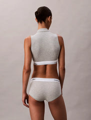 Calvin Klein | Icon Cotton Modal Boy Shorts | Grey Heather
