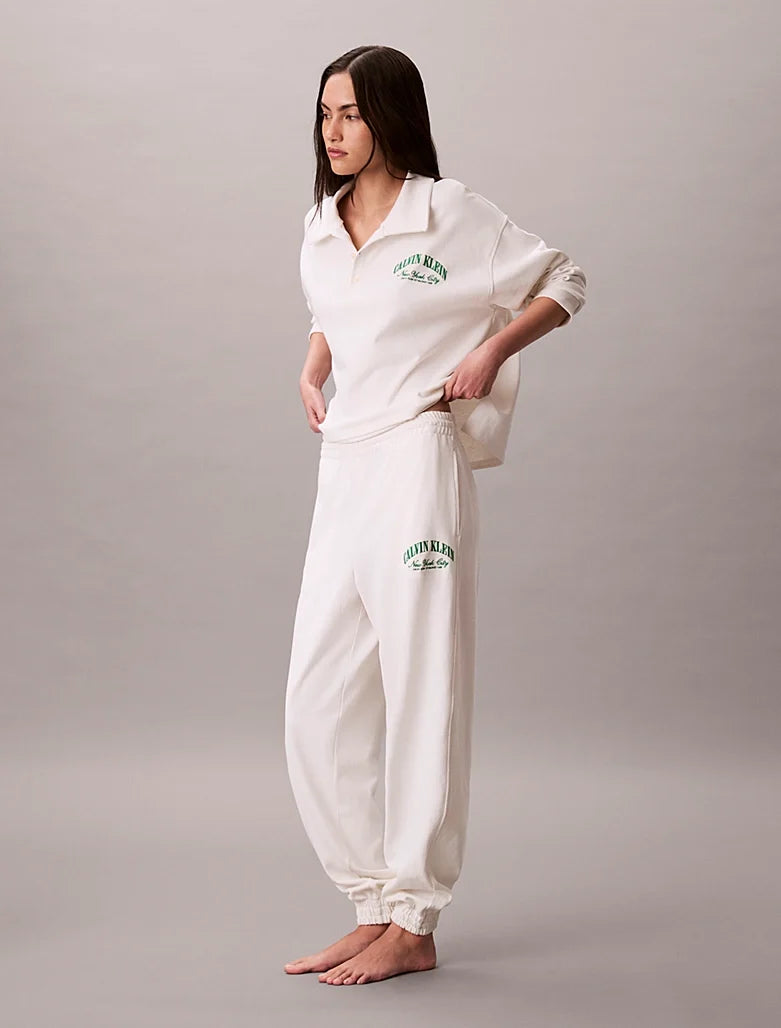 Calvin Klein | Cotton Heritage Logo Lounge Joggers | Tofu