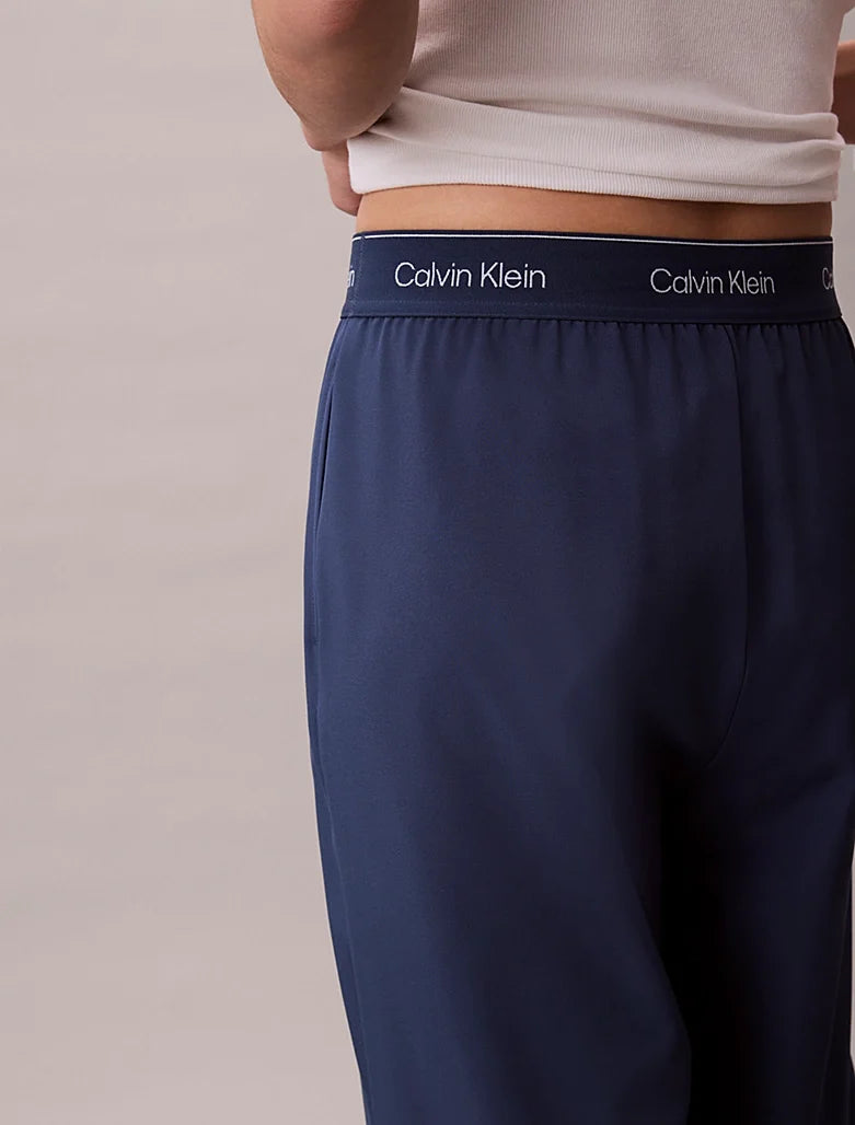 Calvin Klein | Performance Wide Leg Tracksuit Bottoms | Dark Denim