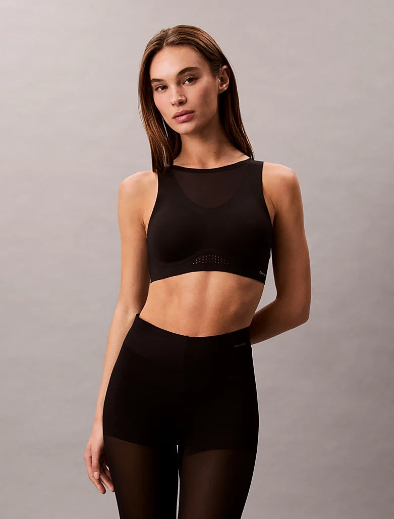Calvin Klein | Performance Mesh High Impact Sports Bra | Black