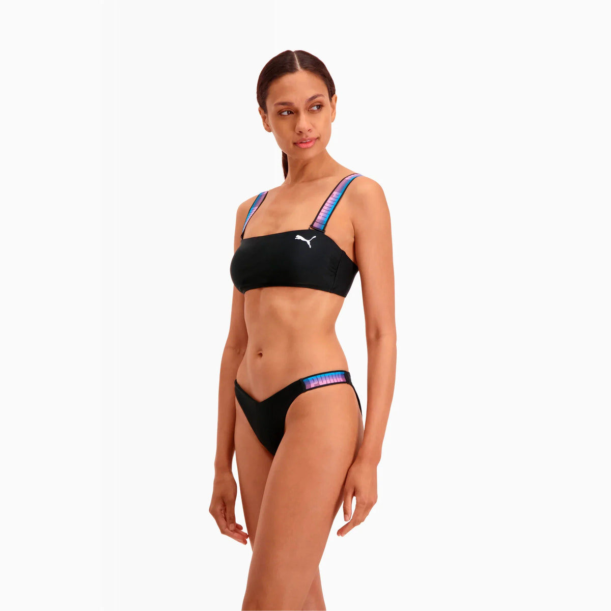 Puma | Brazilian Bikini Bottom | Black Combo